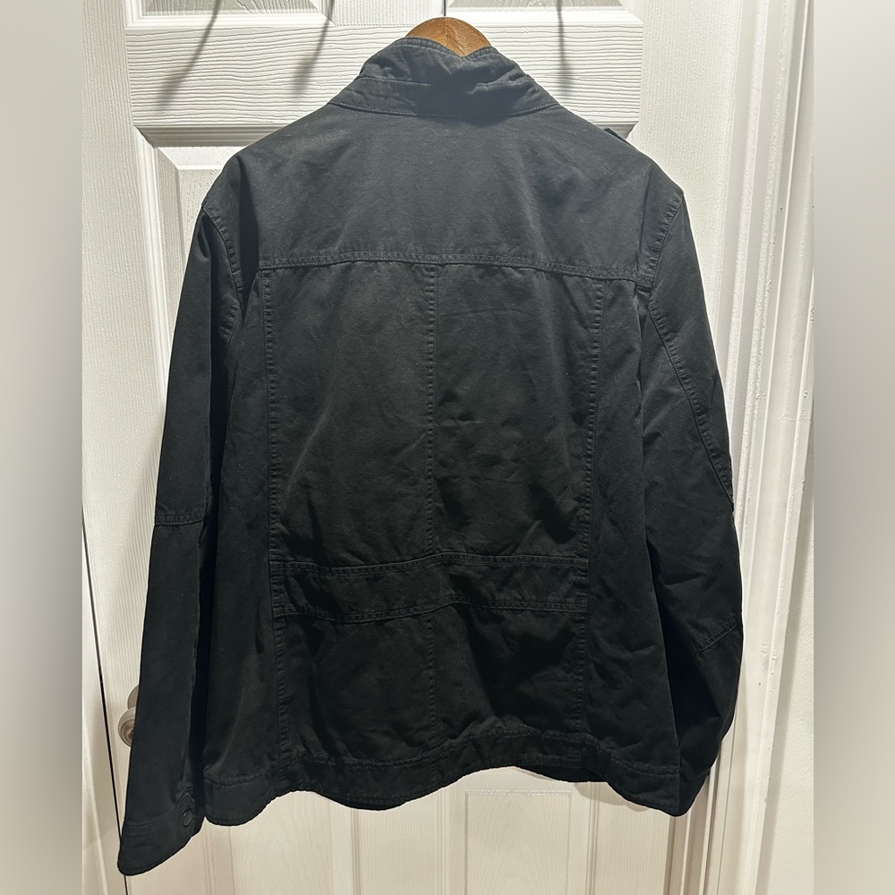 Levi’s Black Military-Style M65 Utility Jacket – Size XL - Picture 3 of 4